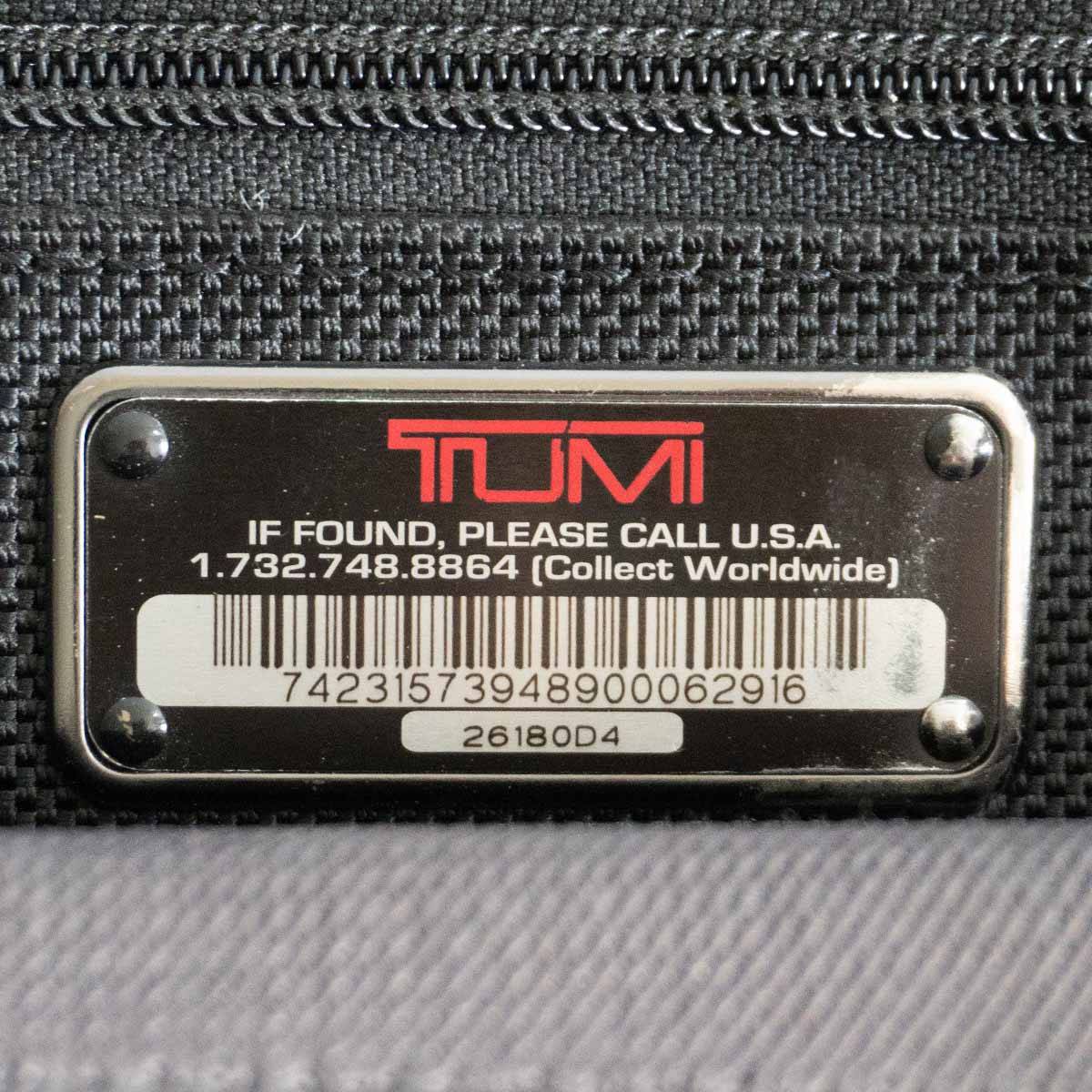 TUMI 26180D2 Alpha 2 Ballistic Nylon ONE SIZE Backpack Size ONE SIZE