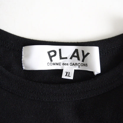 PLAY COMME des GARCONS Heart Print T-Shirt Black Size XL