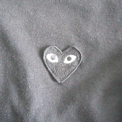 PLAY COMME des GARCONS Heart Print T-Shirt Black Size XL