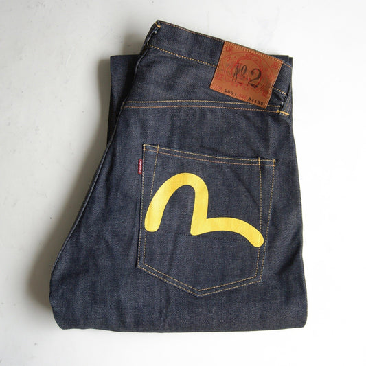 EVISU Lot.2001 Seagull Denim Jeans Size 34×35