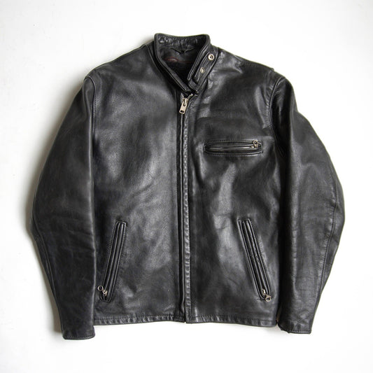 SCHOTT 641 Single Rider Leather Jacket Boa Liner Size M