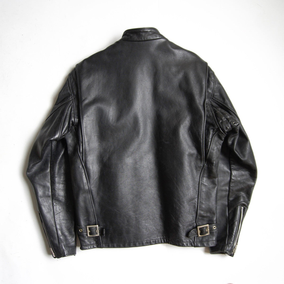 SCHOTT 641 Single Rider Leather Jacket Boa Liner Size M