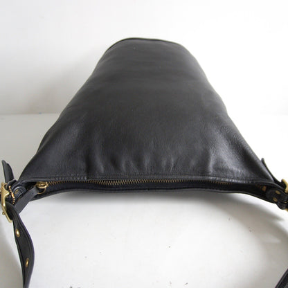 OLD COACH Black Bucket Leather Shoulder Bag Size ONE SIZE
