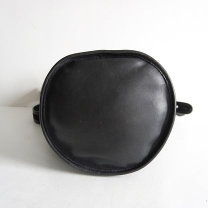 OLD COACH Black Bucket Leather Shoulder Bag Size ONE SIZE