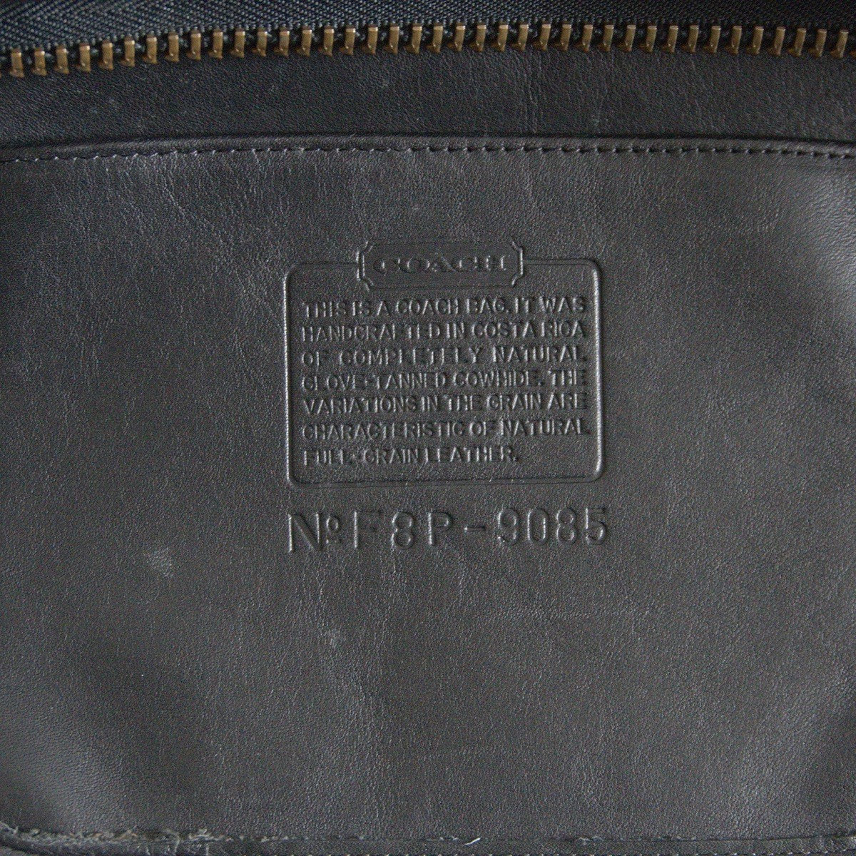 OLD COACH Black Bucket Leather Shoulder Bag Size ONE SIZE