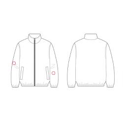 wake sapporo hoover 24AW Nylon AVS Jacket Gray Size L