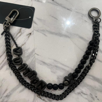 LouisVuitton Chain Belt Ruthenium Black Size M02