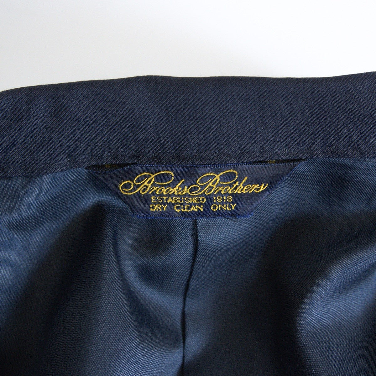 BROOKS BROTHERS Navy Gold Button Ivy Look Blazer Size A7