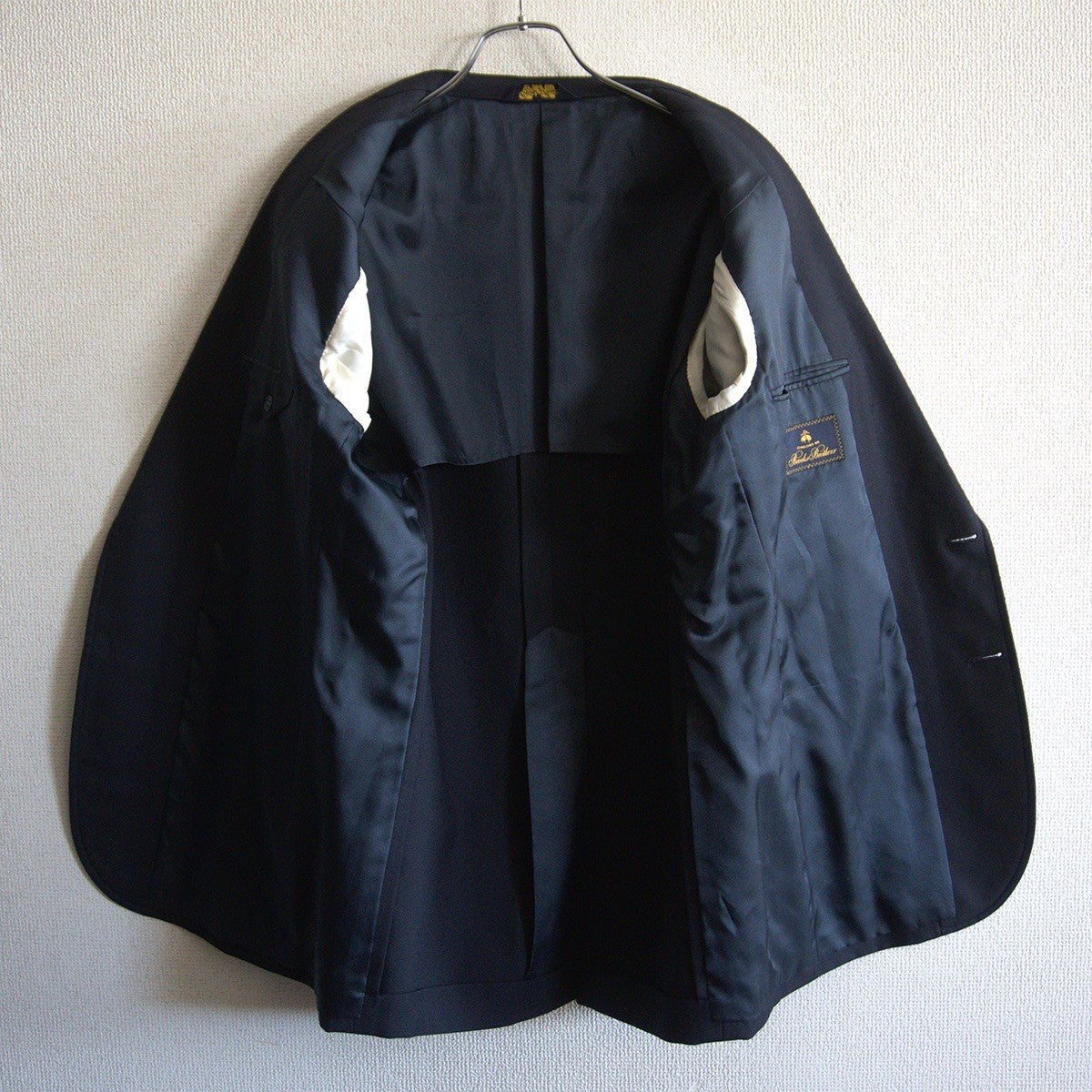 BROOKS BROTHERS Navy Gold Button Ivy Look Blazer Size A7