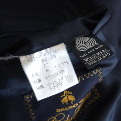 BROOKS BROTHERS Navy Gold Button Ivy Look Blazer Size A7