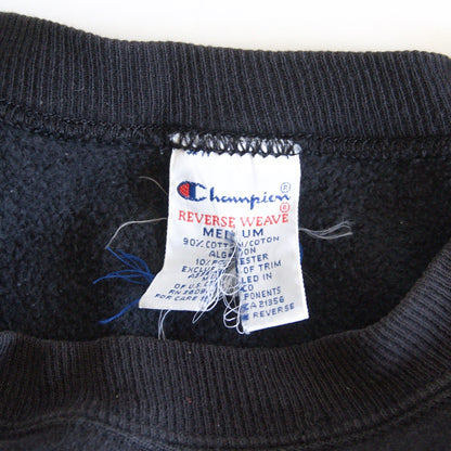 CHAMPION Reverse Weave Error Sweatshirt Black Size M