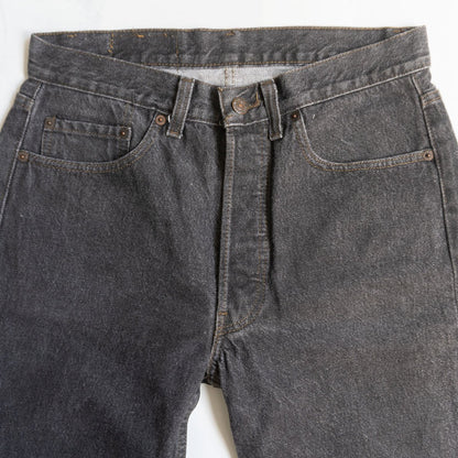 LEVI'S 90s USA 501 Black Pre-Dyed Jeans Size 32×34