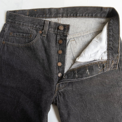 LEVI'S 90s USA 501 Black Pre-Dyed Jeans Size 32×34