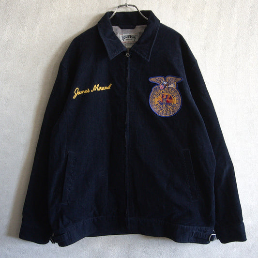 HOUSTON FFA Farmers Work Jacket Navy Size XXL