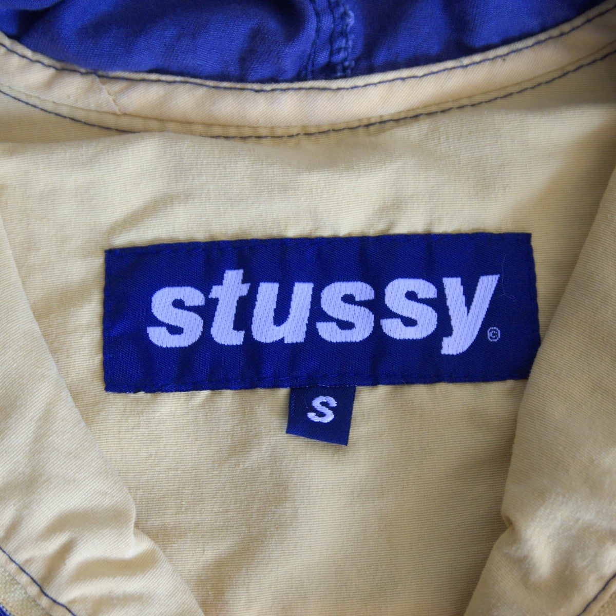 OLD STUSSY 90s USA Half-Zip Anorak Jacket Size S
