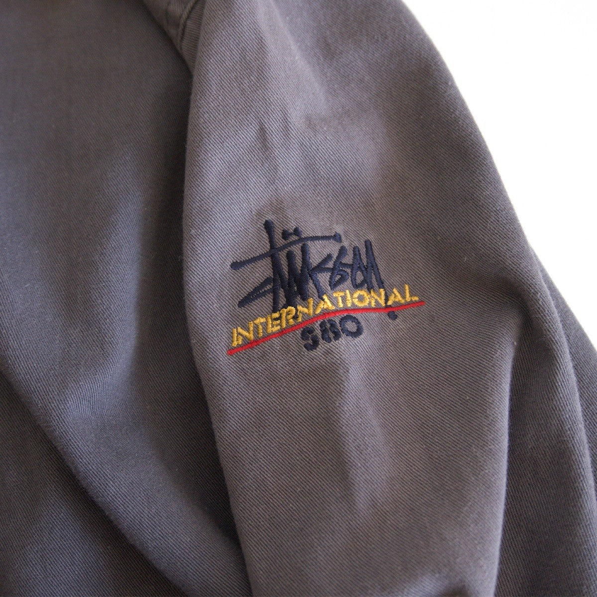 OLD STUSSY 90s USA Half-Zip Anorak Jacket Size S