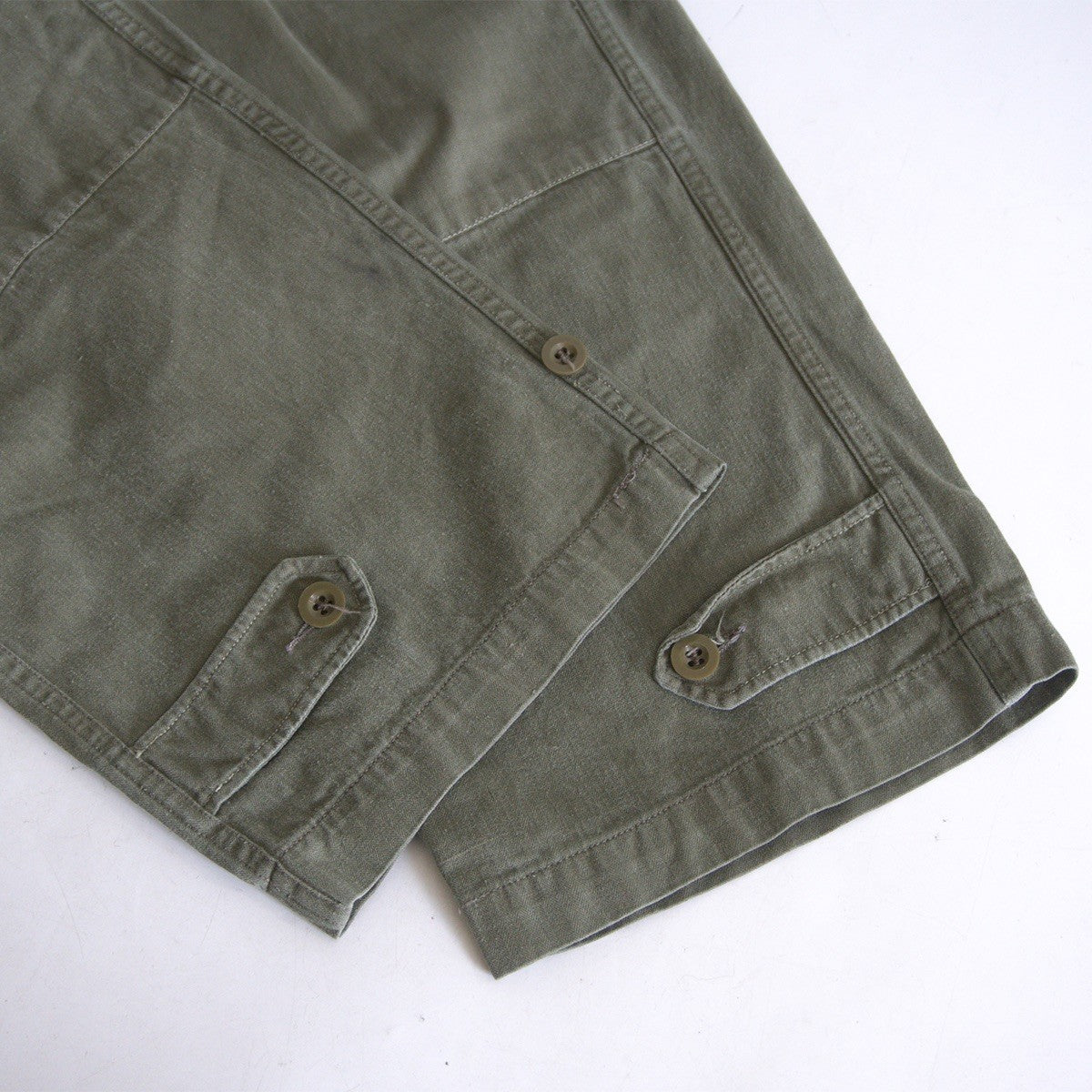 French Military 60s M47 Herringbone Cargo Pants Size 21