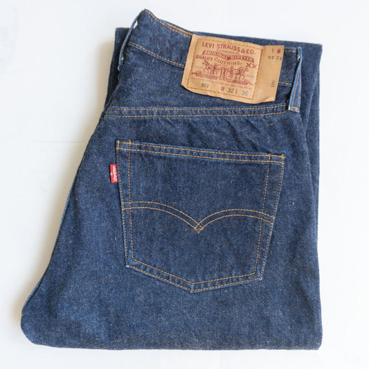 LEVI'S Valencia USA 501XX Big E Jeans Size 32×36