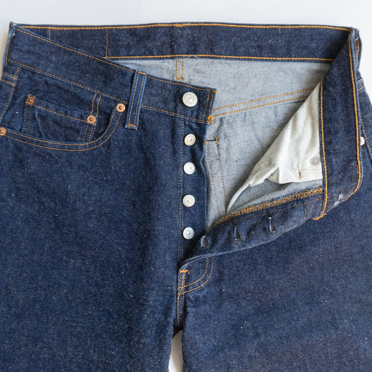 LEVI'S Valencia USA 501XX Big E Jeans Size 32×36