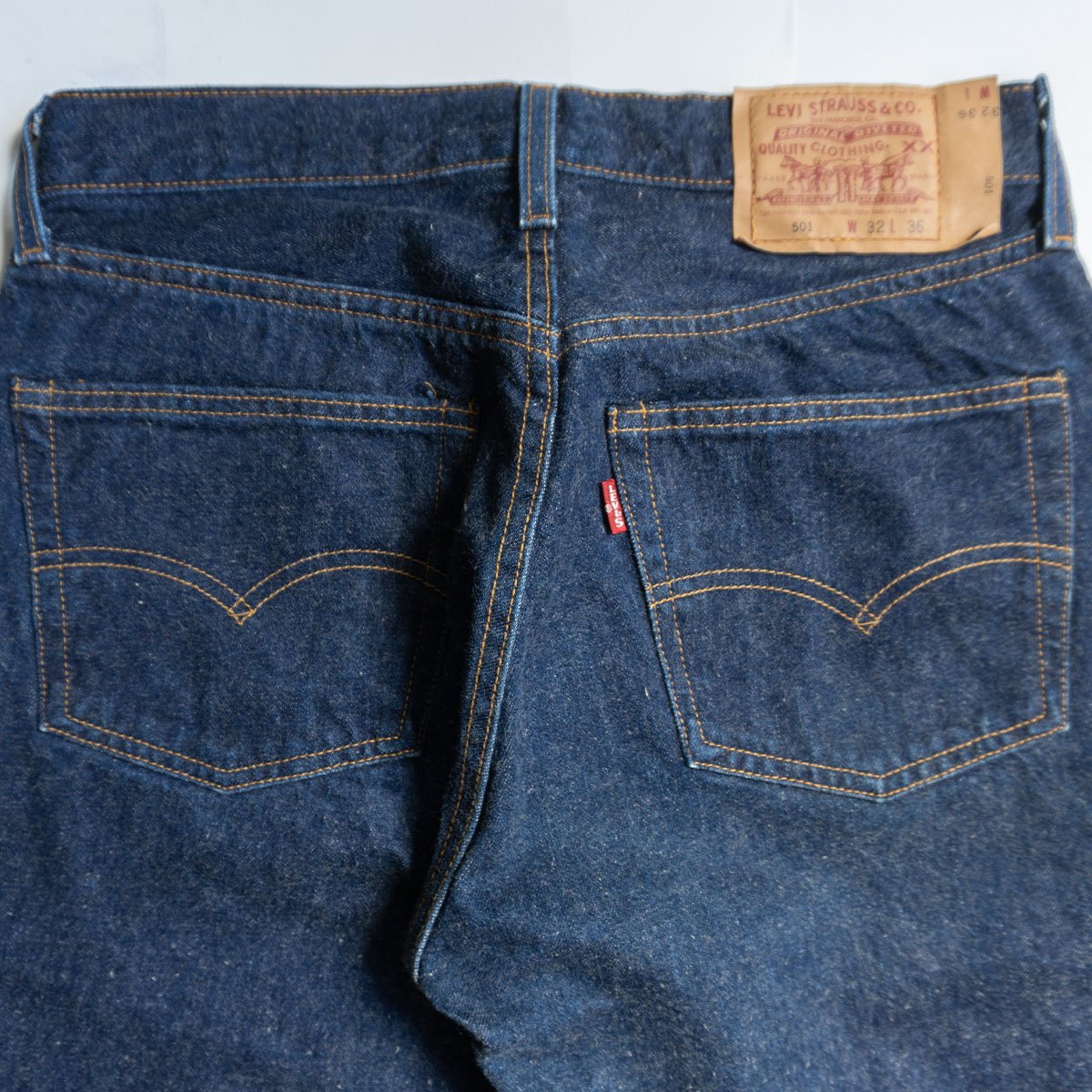 LEVI'S Valencia USA 501XX Big E Jeans Size 32×36