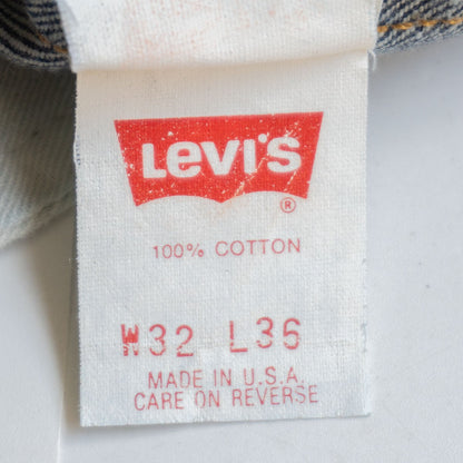 LEVI'S Valencia USA 501XX Big E Jeans Size 32×36