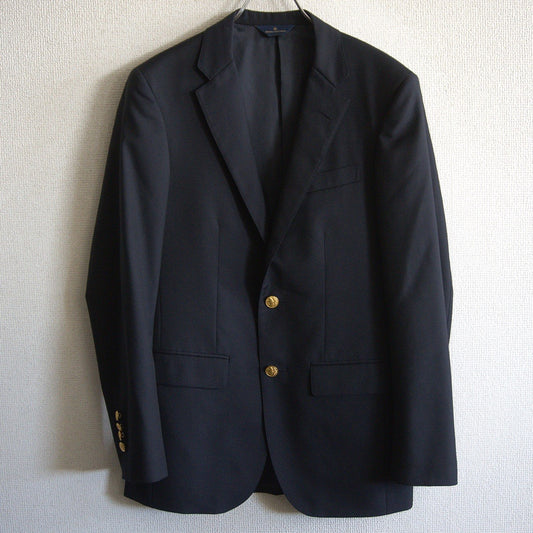 BROOKS BROTHERS Navy Gold Button Ivy Look Blazer Size 36SHT