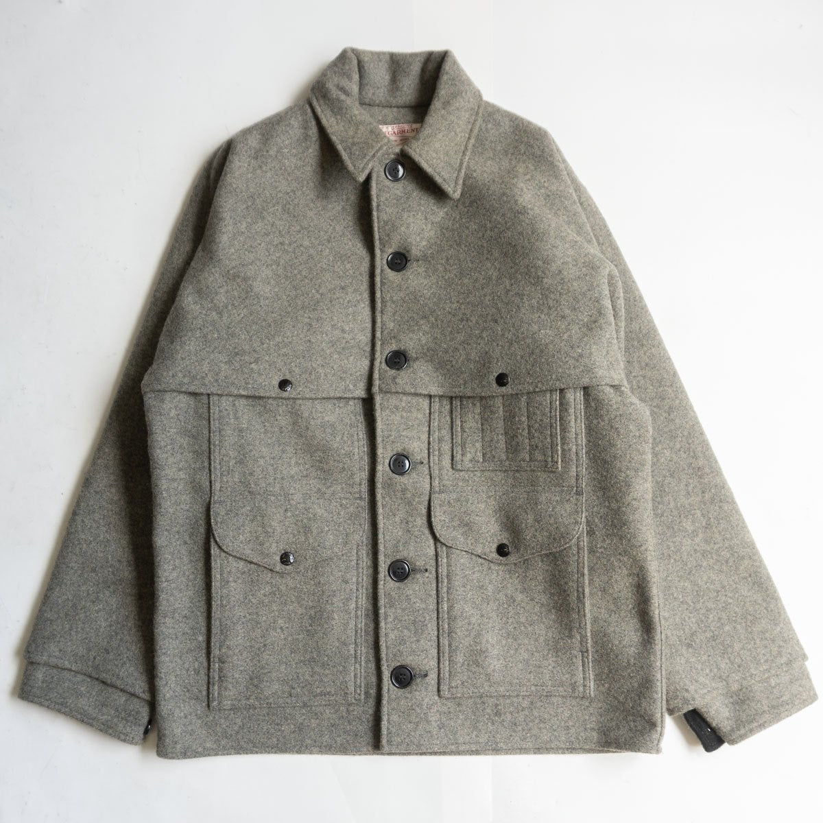 FILSON Wool Double Mackinaw Cruiser Jacket Gray Size 40