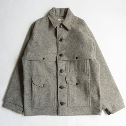 FILSON Wool Double Mackinaw Cruiser Jacket Gray Size 40