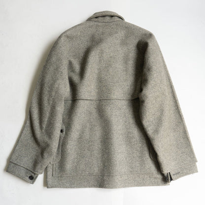 FILSON Wool Double Mackinaw Cruiser Jacket Gray Size 40