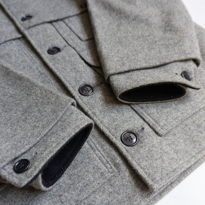 FILSON Wool Double Mackinaw Cruiser Jacket Gray Size 40