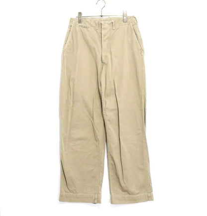 USMC 40s M-41 Military Chino Pants Beige Size W28