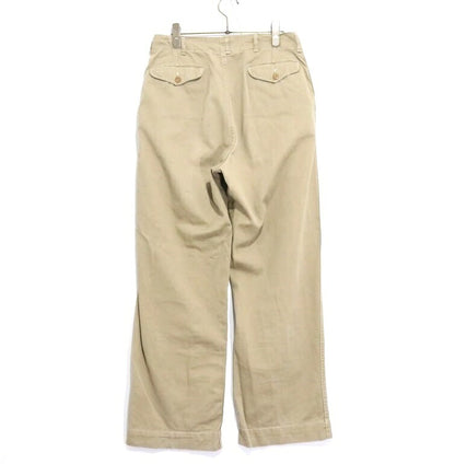 USMC 40s M-41 Military Chino Pants Beige Size W28