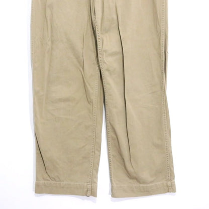 USMC 40s M-41 Military Chino Pants Beige Size W28