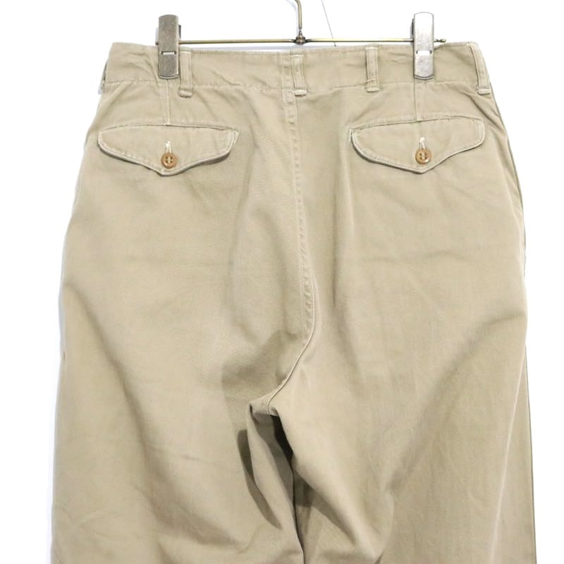 USMC 40s M-41 Military Chino Pants Beige Size W28
