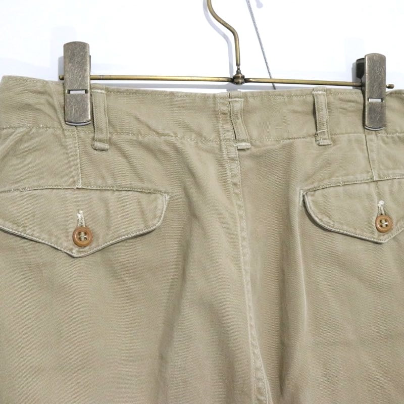 USMC 40s M-41 Military Chino Pants Beige Size W28