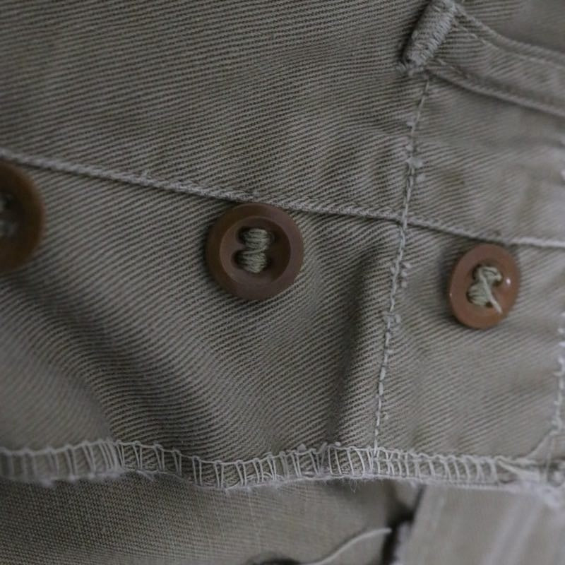 USMC 40s M-41 Military Chino Pants Beige Size W28