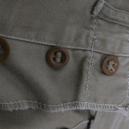 USMC 40s M-41 Military Chino Pants Beige Size W28