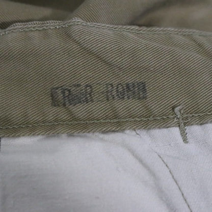 USMC 40s M-41 Military Chino Pants Beige Size W28
