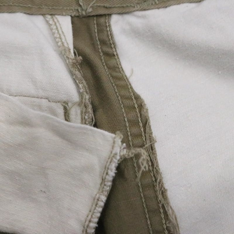 USMC 40s M-41 Military Chino Pants Beige Size W28