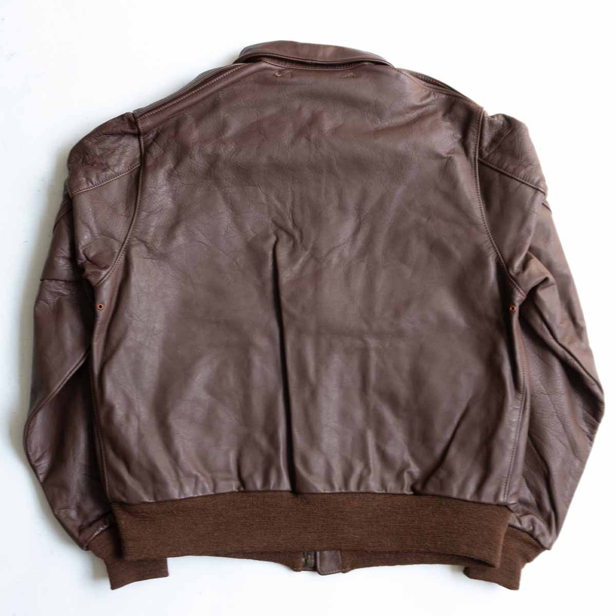 SEFTON CLOTHING CO. A-2 Leather Flight Jacket Brown Size 40