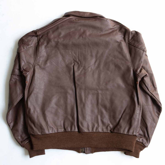 SEFTON CLOTHING CO. A-2 Leather Flight Jacket Brown Size 40