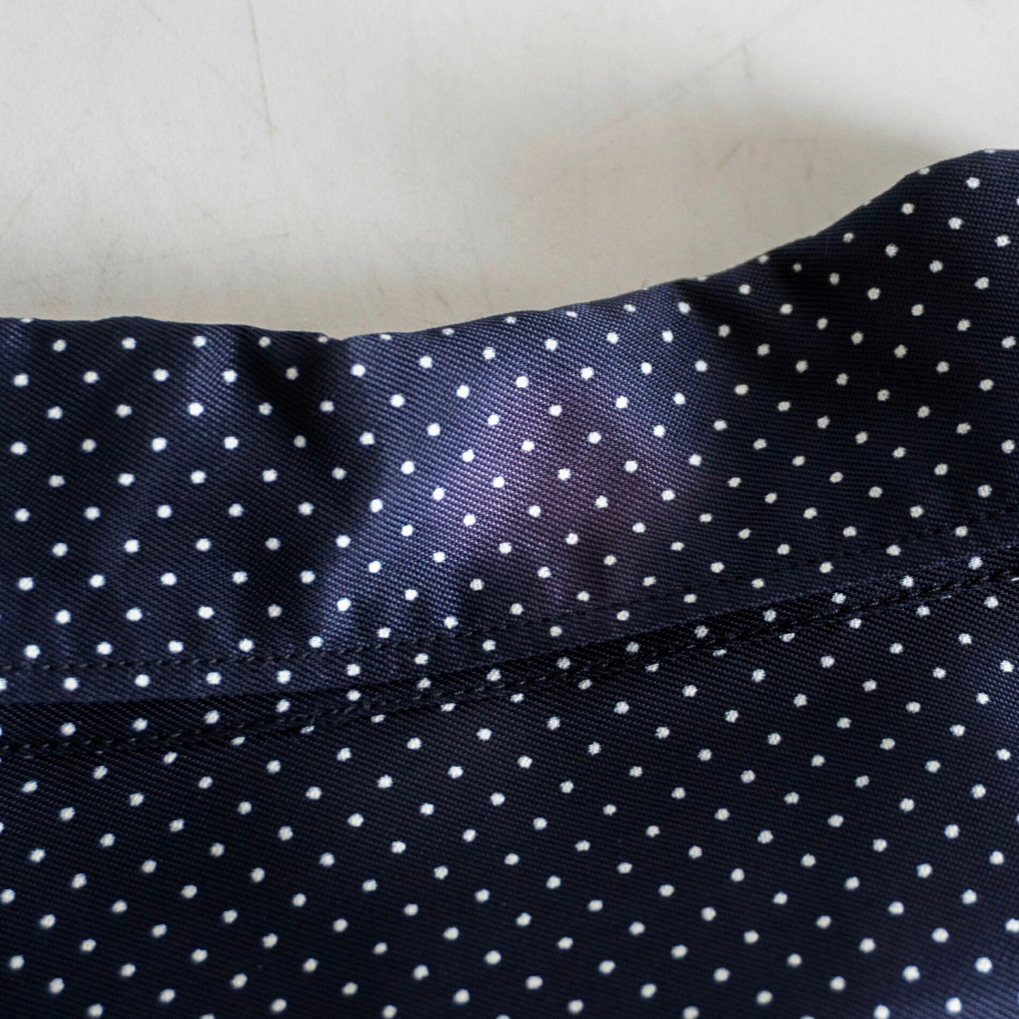 COMME des GARCONS SHIRT French Dot Rayon Shirt Navy Size L