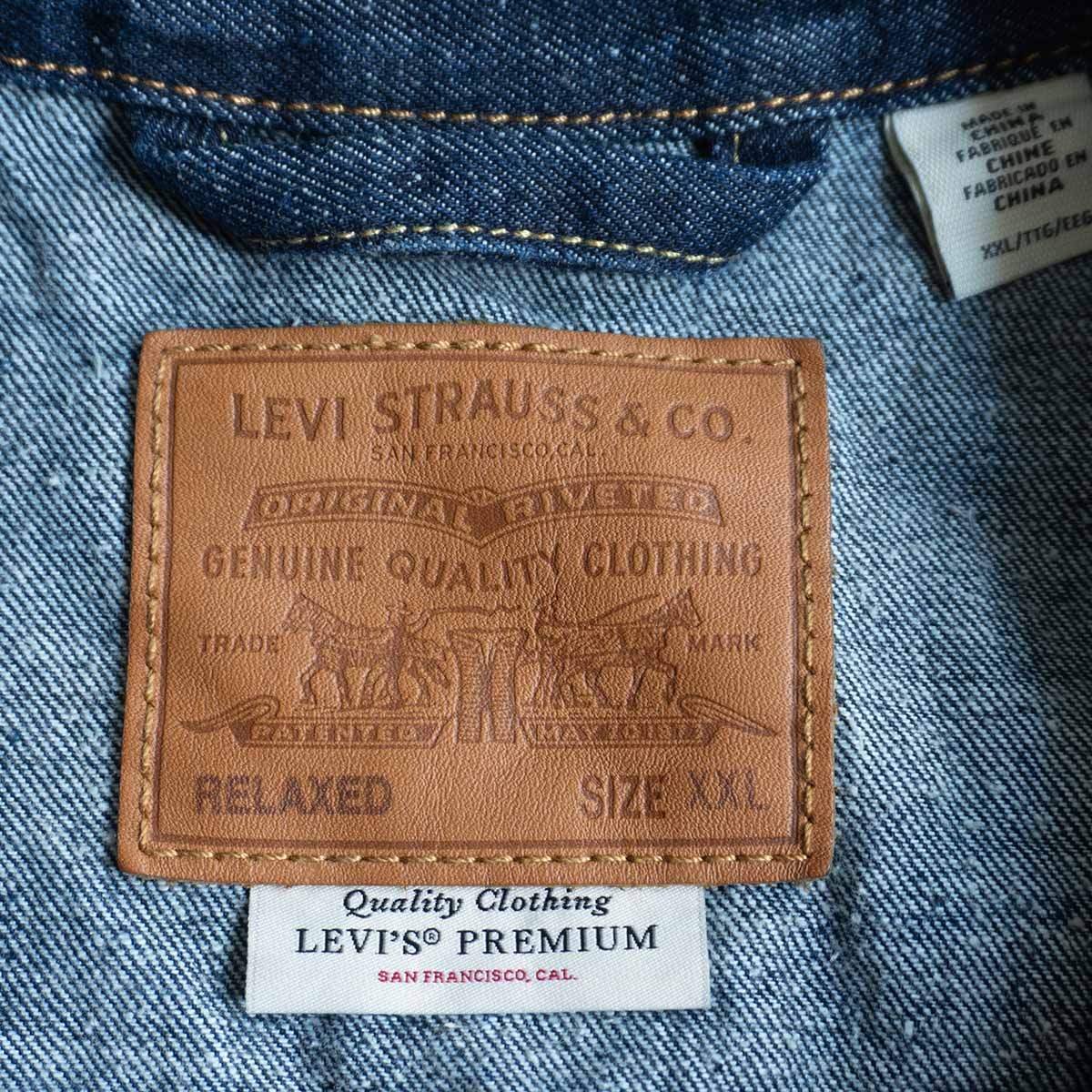 LEVI'S PREMIUM Type I Trucker Jacket Size XXL