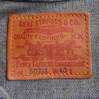 LEVI'S VINTAGE CLOTHING 507XX Big E Denim Jacket Size 40