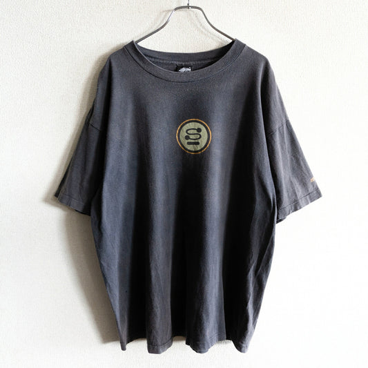 OLD STUSSY 90s USA Oversized Print T-Shirt Size USA