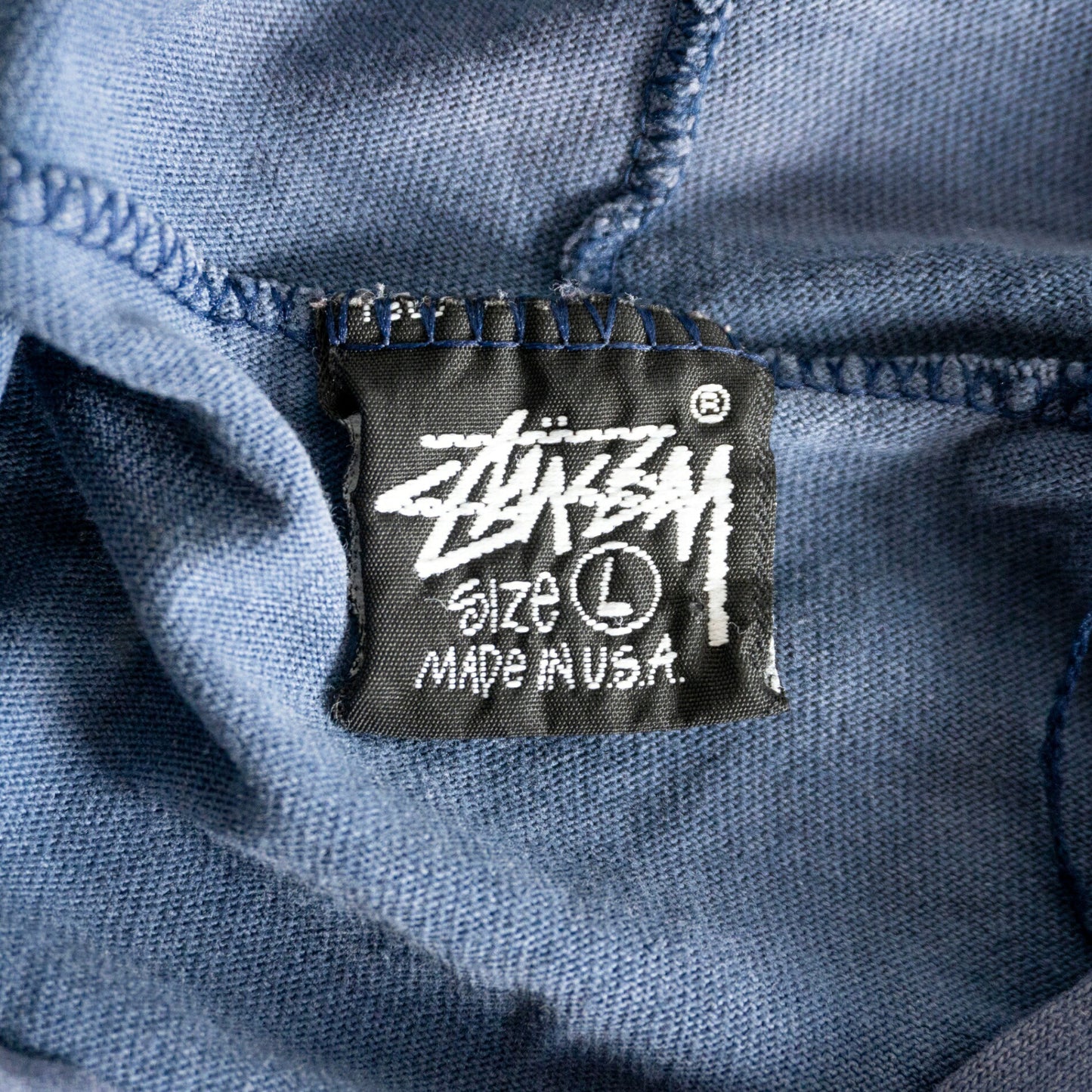 OLD STUSSY 90s USA Pullover Hoodie Size L