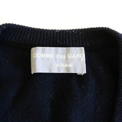 COMME des GARCONS HOMME 80s V-Neck Knit Black