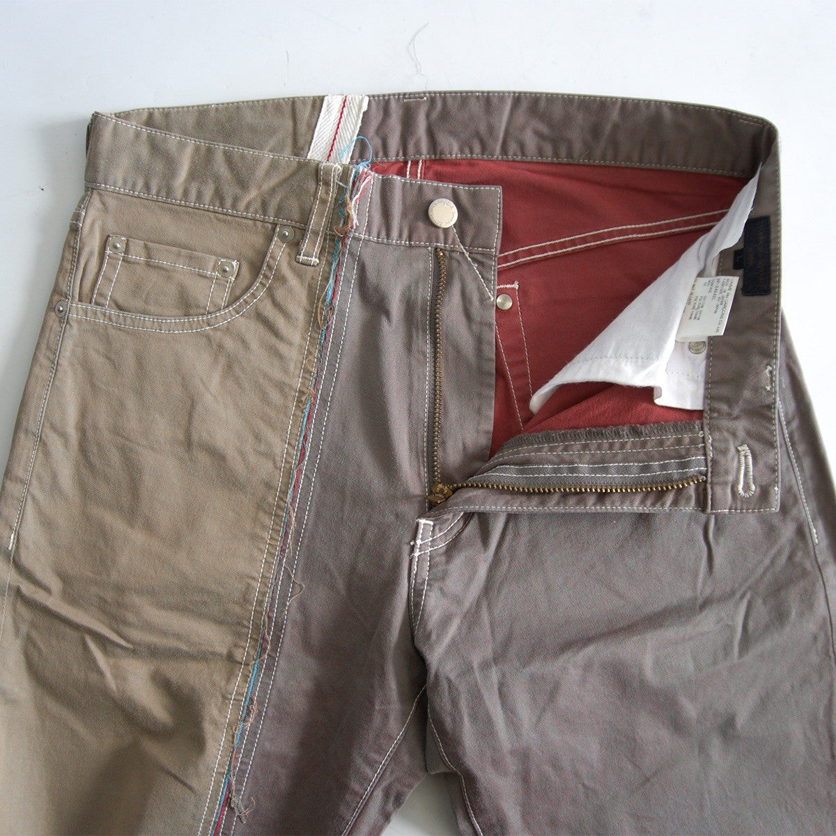 COMME des GARCONS HOMME 00s Archive Paneled Pants Size L