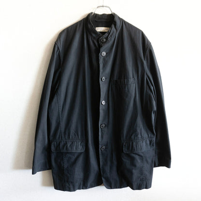 ISSEY MIYAKE MEN Mao Collar Cotton Jacket Black Size 4