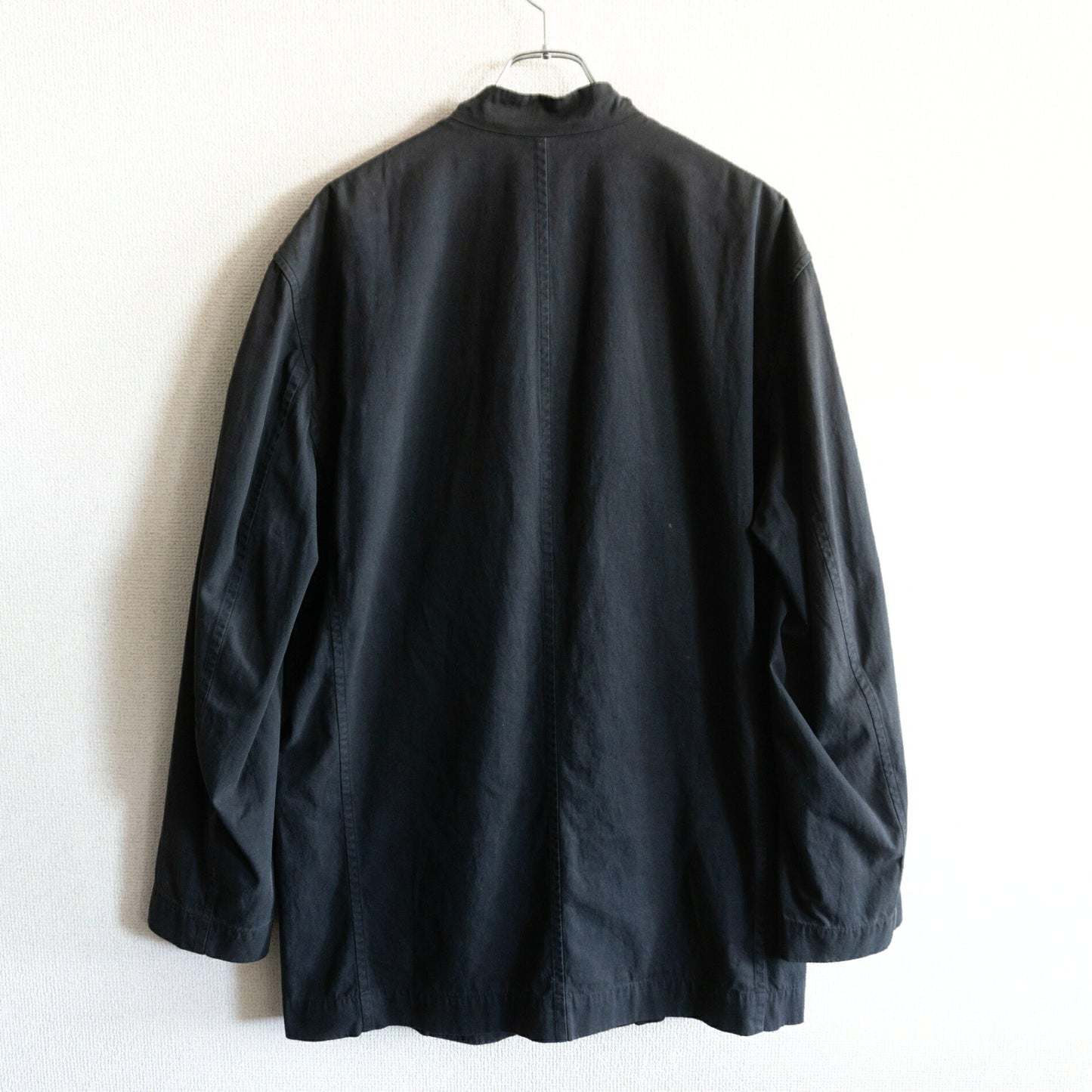 ISSEY MIYAKE MEN Mao Collar Cotton Jacket Black Size 4